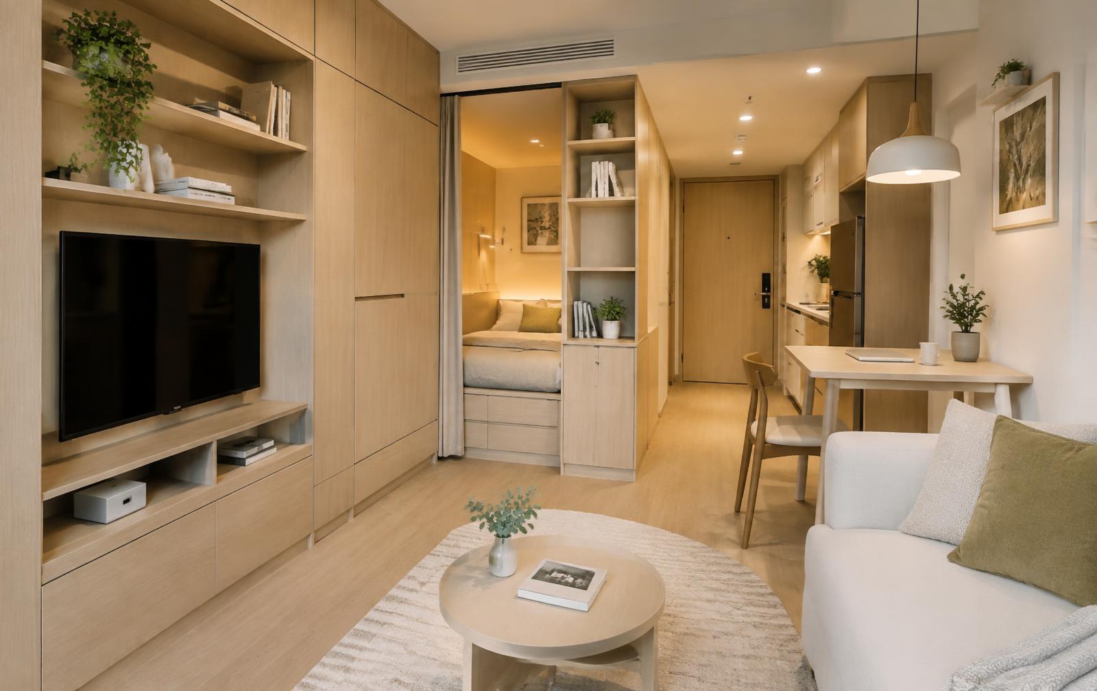 Studio Apartment Design example